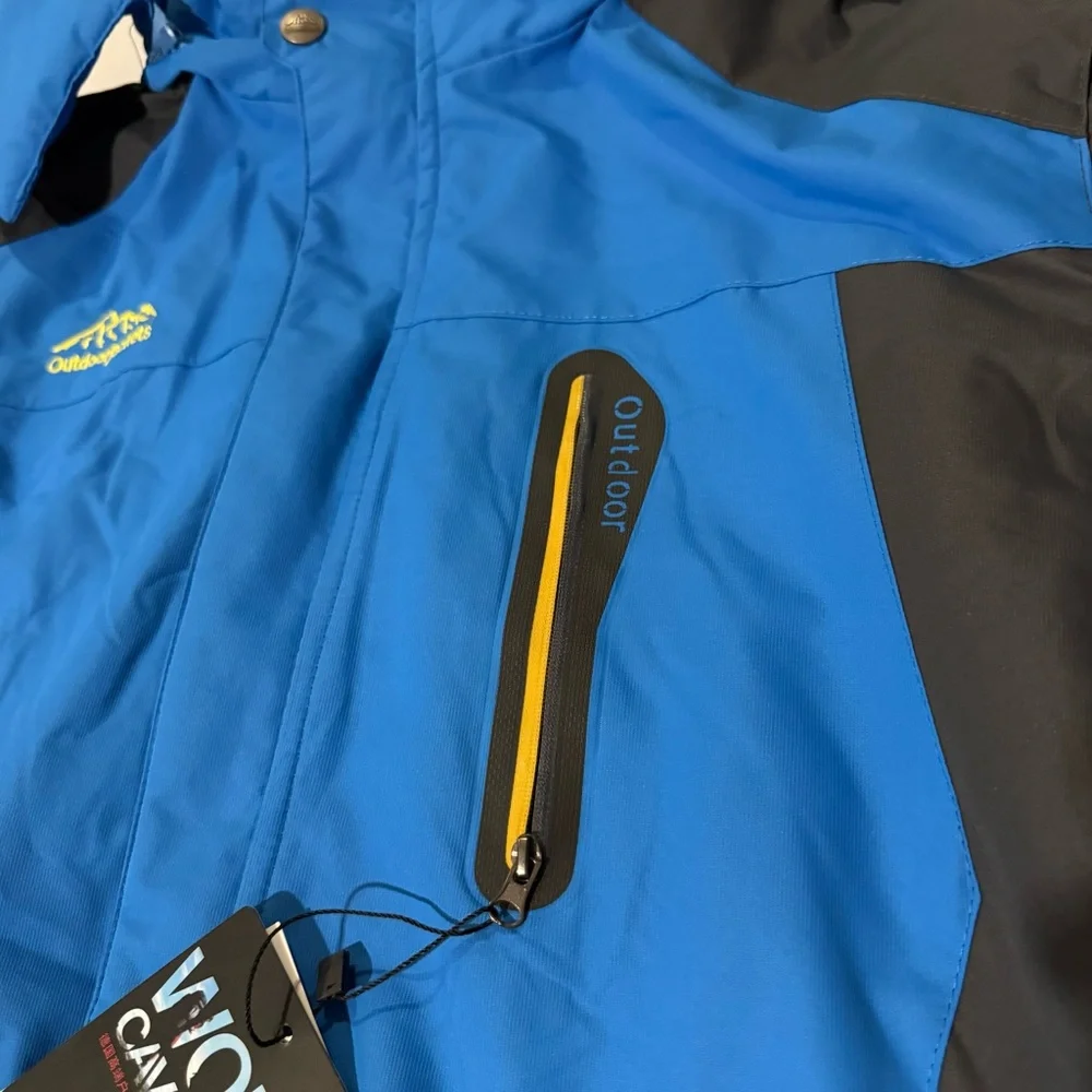 NWT Wolf‎ Cavalry OutdoorJK Winter Ski Jacket Water Proof Mens XL Fleece Lined